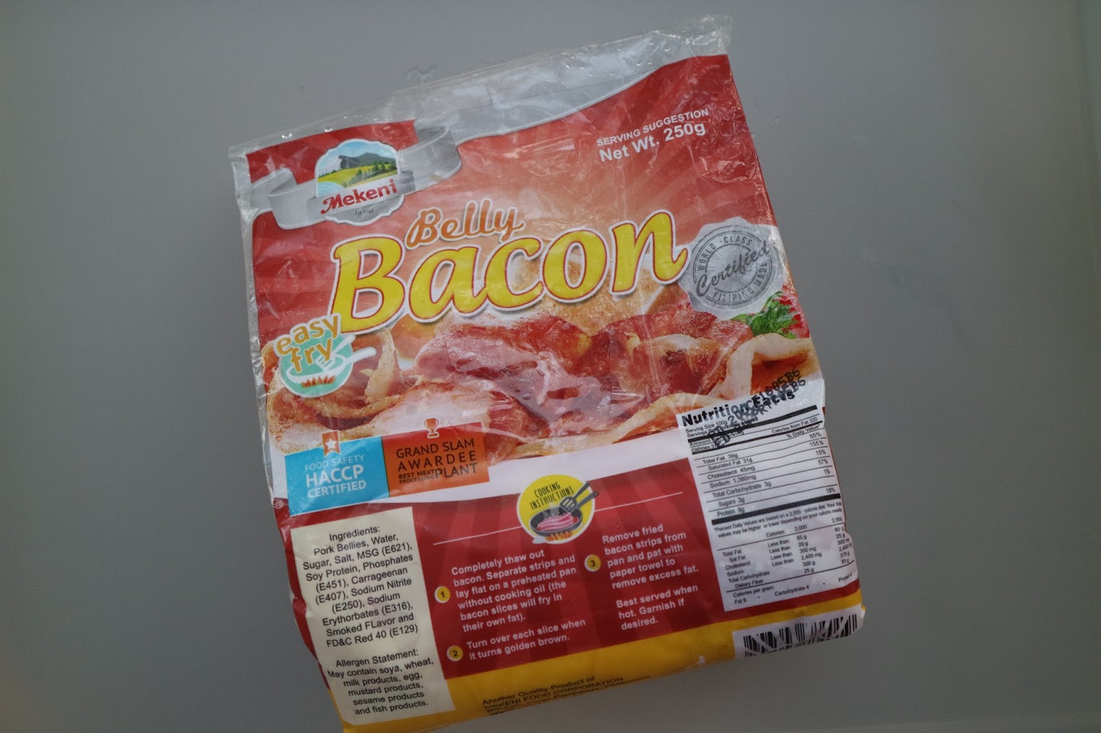 MEKENI BELLY BACON Mekeni Food Corporation